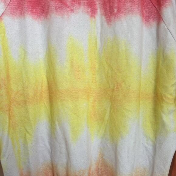 Wildfox Sorbet Tie-Dye Lightweight Pullover Crewneck Sweatshirt - Picture 5 of 8